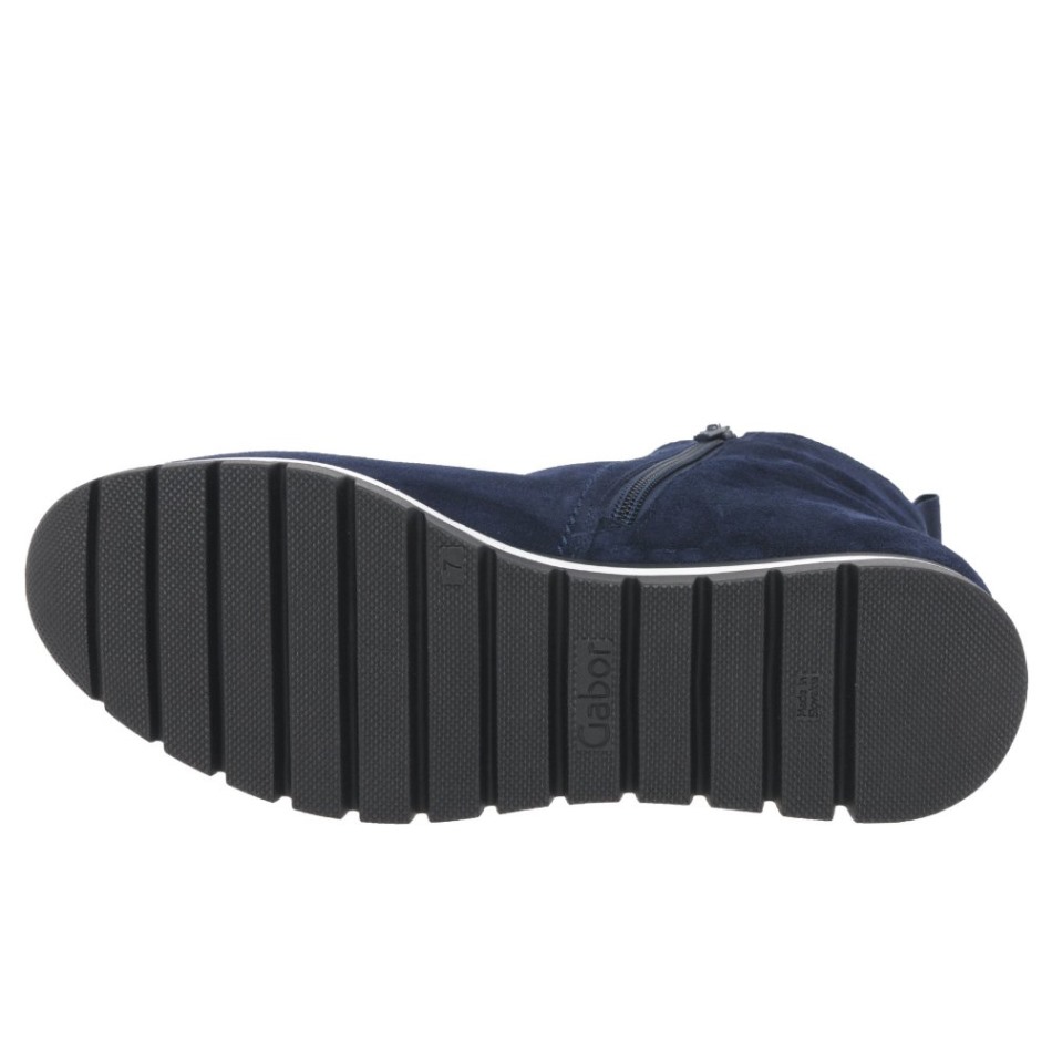 Bottines Femme Suède Marine Gabor | Exclusif